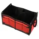 Car Trunk Organizer 56L XXL, Foldable with Lid, Black/Red