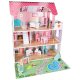 Lulilo Gardeno Wooden Dollhouse with Furniture and LED Lights, 70cm, Pink