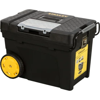 Stanley 1-97-503 Mobile Tool Chest with Organiser, 53L, Black