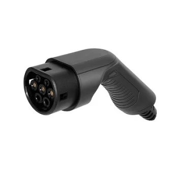 Hismart Type 2 EV Charging Plug, 32A, 1-phase, Black