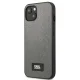 Karl Lagerfeld Saffiano Plaque Case for iPhone 13 mini, Silver