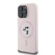 Karl Lagerfeld Silicone Karl&Choupette Heads MagSafe Phone Case Cover iPhone 16 Pro Max - Pink
