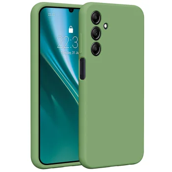 Etteri Silicone Case for Samsung Galaxy A25 5G, Light Green