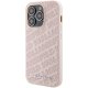 Apple iPhone 15 Pro Max 6.7\" Karl Lagerfeld Quilted K Pattern Case Cover, Pink