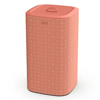 Joseph Joseph Tota Pop 60L Laundry Separation Basket with Lid, Coral