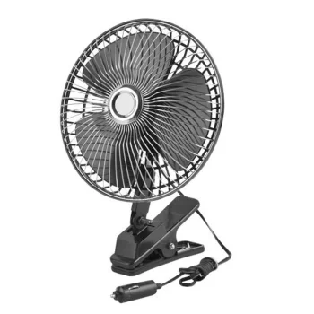 LTC 12V 6" Car Fan with Clip and Adjustment