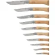 Opinel Traditional 10-Piece Pocket Knife Collector Set Wood Box