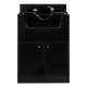 Portable Barber Wash Basin Gabbiano BB06, Black