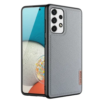 Dux Ducis Fino Case for Samsung Galaxy A73 with Nylon Fabric, Blue