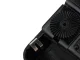 Silent Quartz Clock Mechanism, Black