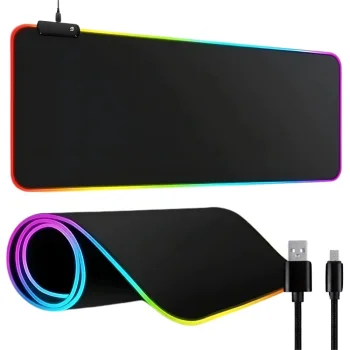 RGB Illuminated Gaming Mouse Pad XXL 90x40 cm