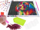 Dimantu Mozaīkas Komplekts Rokdarbs Glezna 5D Suns 40x30 cm | Diamond Mosaic Embroidery Kit Painting Dog