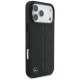 Mercedes iPhone 17 Pro Max Case Leather Laurel Leaves MagSafe, Black