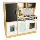 Children\'s Wooden Kitchen with Refrigerator and Chalkboard LULILO, Gold