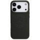 Mercedes Leather Vintage Logo MagSafe Phone Case Cover iPhone 17 Pro - Black