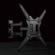 Maclean MC-701N TV and Monitor Wall Mount, 23-55\", up to 30kg, Black