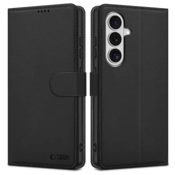 Tech-Protect Wallet Case for Samsung Galaxy S26+, Black