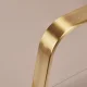 Gabbiano Porto Hairdressing Chair with Gold Base, Beige