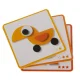 Kruzzel 00022426 Wooden Logic Puzzle with Geometric Shapes