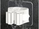 Self-Adhesive Broom and Mop Holder Wall Mount, White