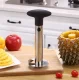 Pineapple Corer and Slicer, Silver/Black