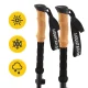 MOUNTAIN GOAT ACTIVE Carbon Trekking Poles 110-130 cm, Black