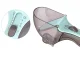Adjustable Kitchen Measuring Spoons, 2 pcs, Blue