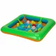 Kinetic sand set with inflatable sandbox, 1 kg, 27 accessories