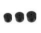 4Fizjo Adjustable Bitumen Dumbbells with Barbell, 2 x 10 kg