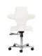 Adjustable Hairdresser, Cosmetologist, Podiatrist and Masseur Chair Azzurro Special 152, White