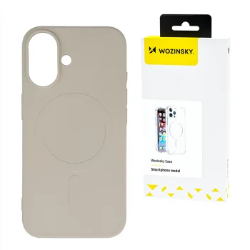 Wozinsky Silicone Case MagSafe for Samsung Galaxy S25 Ultra - Beige