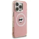 Karl Lagerfeld IML Choupette Head Logo MagSafe Case for iPhone 16 Pro, Pink