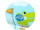 Large Inflatable Garden Pool for Family and Kids, 165 x 110 x 40 cm