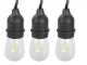 Garden Garland 15 LED E27 Bulbs 15m, Warm White