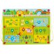 Magnetic Maze Board Game Farm, Wooden Travel Toy for Kids, 2 Players