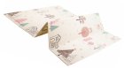 Divpusējs spēļu rotaļu putu paklājs bērniem saliekams, Pilsēta/Mežš 195x150cm | Double-sided foam play mat pad for children