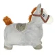 Kids Inflatable Rubber Jumping Horse Toy with Soft Cover and Pump