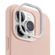 Uniq Lino Hue iPhone 15 Pro 6.1" case Magclick Charging pink/blush pink