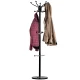 Coat Rack Stand with 14 Hooks and Umbrella Holder ModernHome, Black