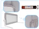 Bed Guard Rail 150cm, Grey
