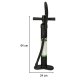 Single-Action Hand Pump for SUP Boards with Pressure Gauge