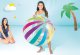 Large Inflatable Beach Ball Jumbo 107 cm INTEX 59065, multicolor
