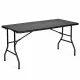 MultiGarden Folding Catering Garden Table 153x70 cm, Black