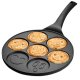 Pancake and Egg Pan with Non-Stick Coating “Smiley Faces”, 26 cm, Granite