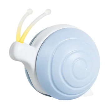 Cheerble Wicked Snail Interactive Cat Toy, Blue
