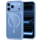 Tech-Protect MagOne CC MagSafe Case and 2-Pack Tempered Glass for iPhone 18 Pro / 17 Pro, Clear Blue