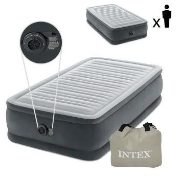 Intex Airbed with Built-in Electric Pump, 191x99x46 cm
