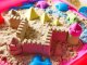 Kinetic Sand 2kg + Molds + Inflatable Sandbox, Blue