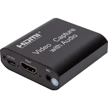 HDMI USB Video Capture Device with Loop-Out, 4K 30Hz, Audio In and Out