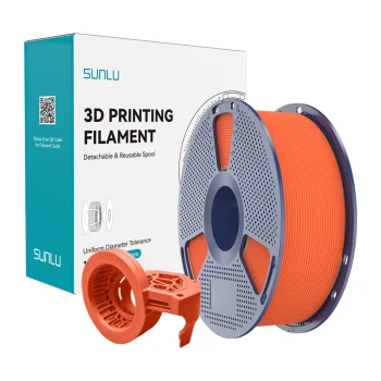 Sunlu High-Speed Matte PETG 3D Printer Filament, Orange